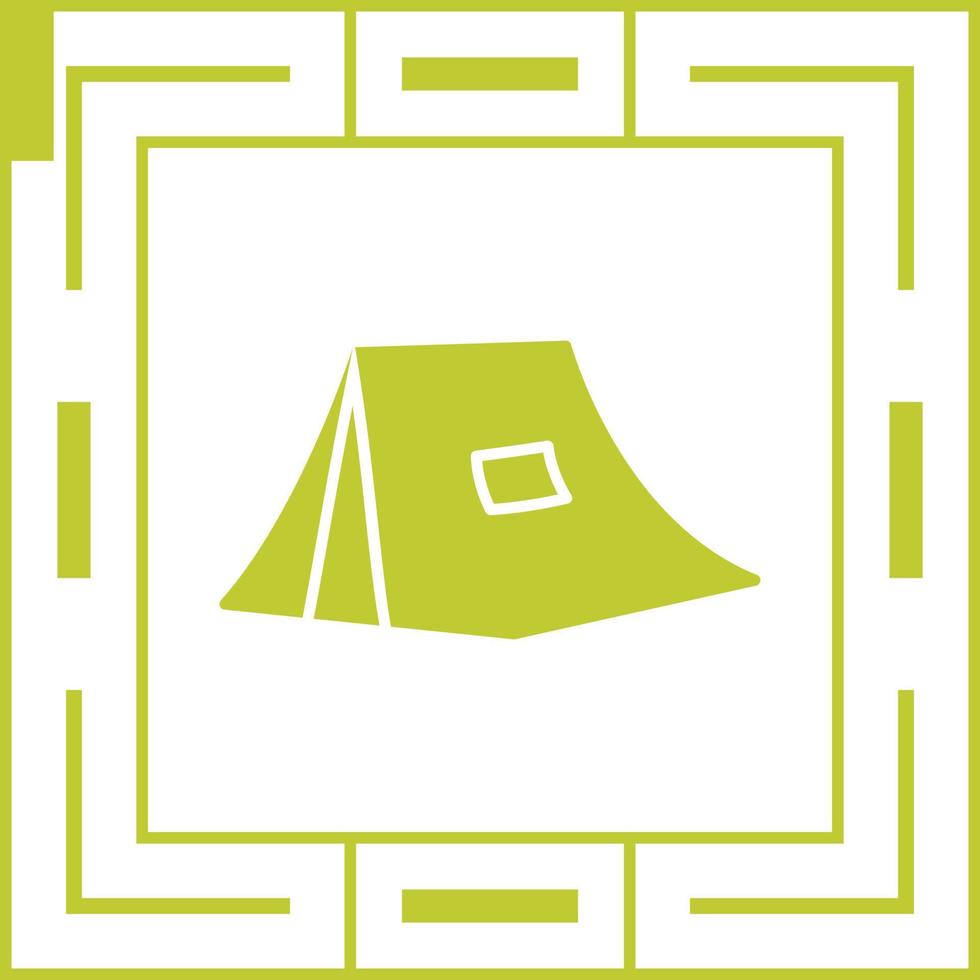 Tent Vector Icon