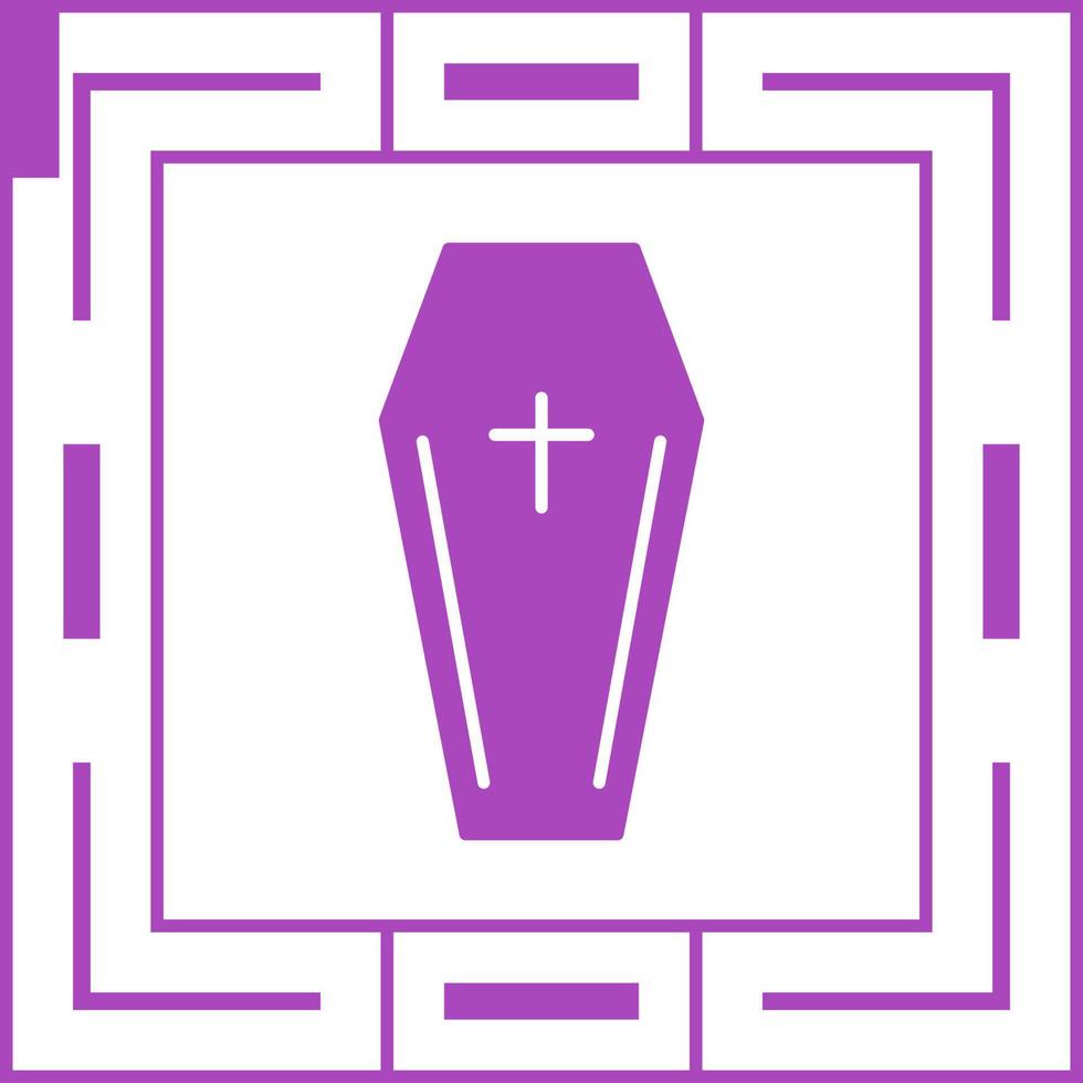 Coffin Vector Icon