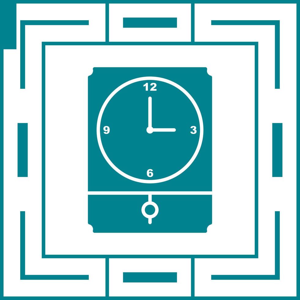 Large Clock Vector Icon