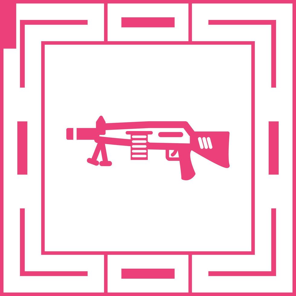 Machine Gun Vector Icon
