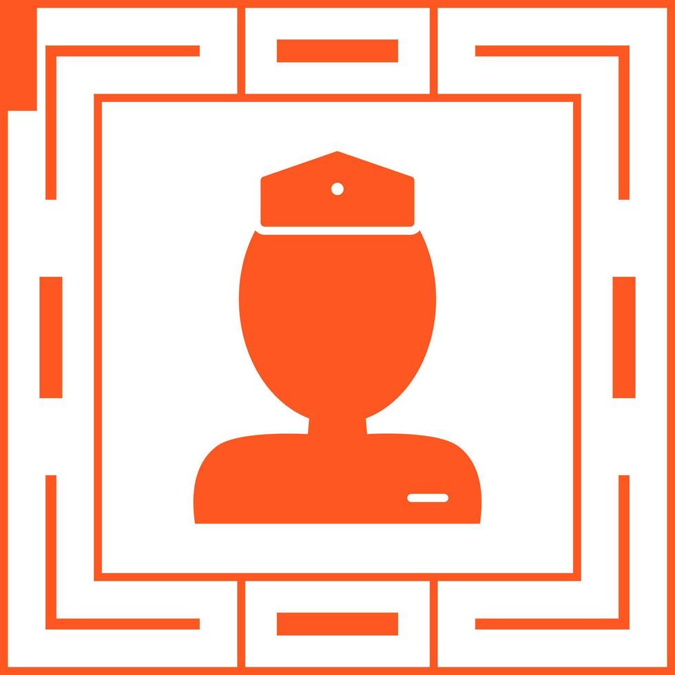 Flight Attendant Vector Icon