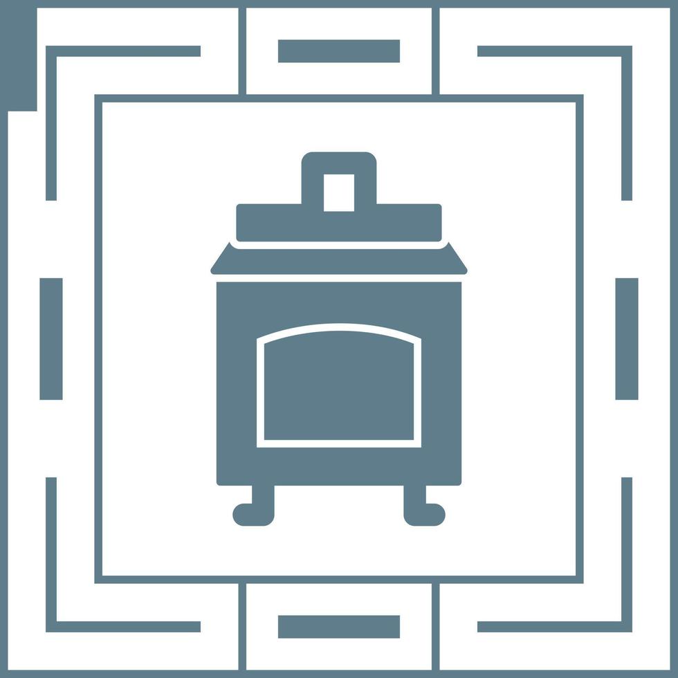 Coal Furnace Vector Icon