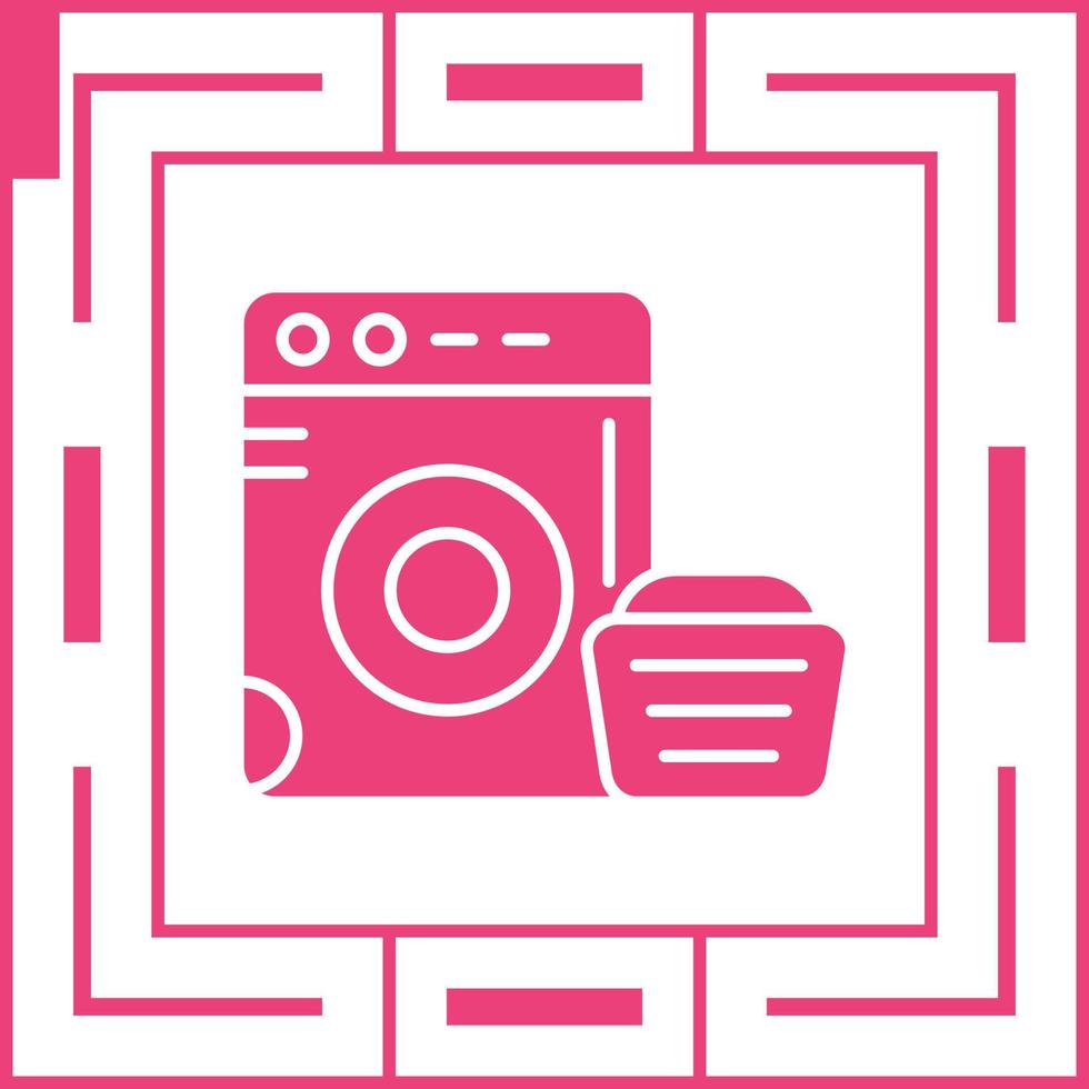 Washing Machine Vector Icon