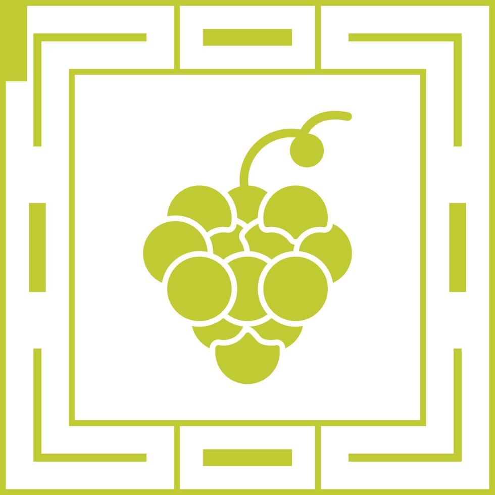 icono de vector de uvas