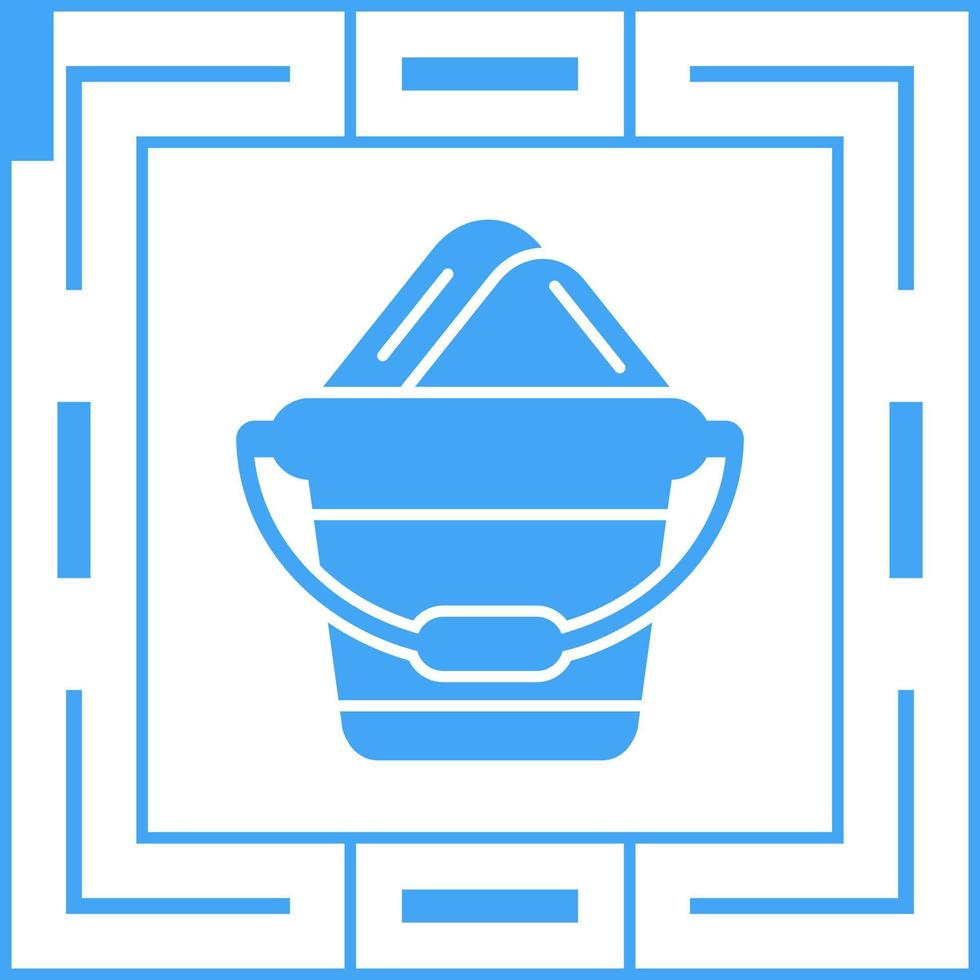 Sand Bucket Vector Icon