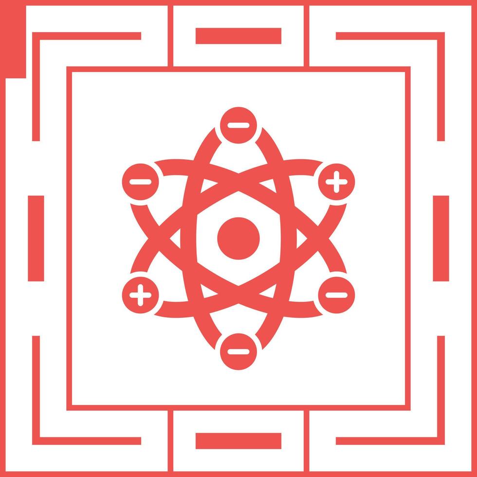 Atom Structure Vector Icon