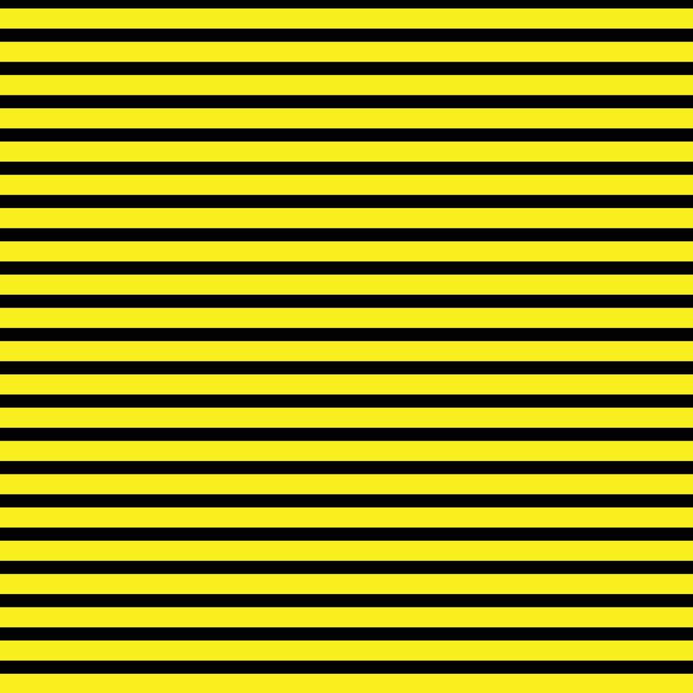 abstract black horizontal pattern on yellow background. vector