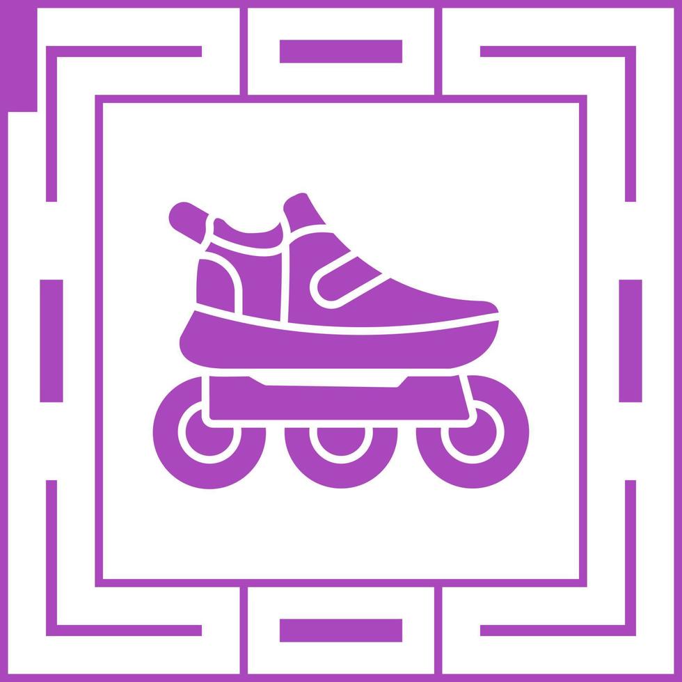 Roller Skates Vector Icon