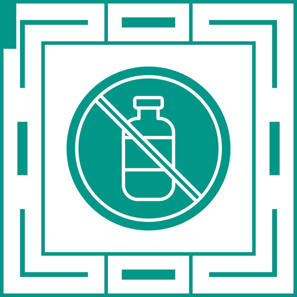 No Liquids Vector Icon