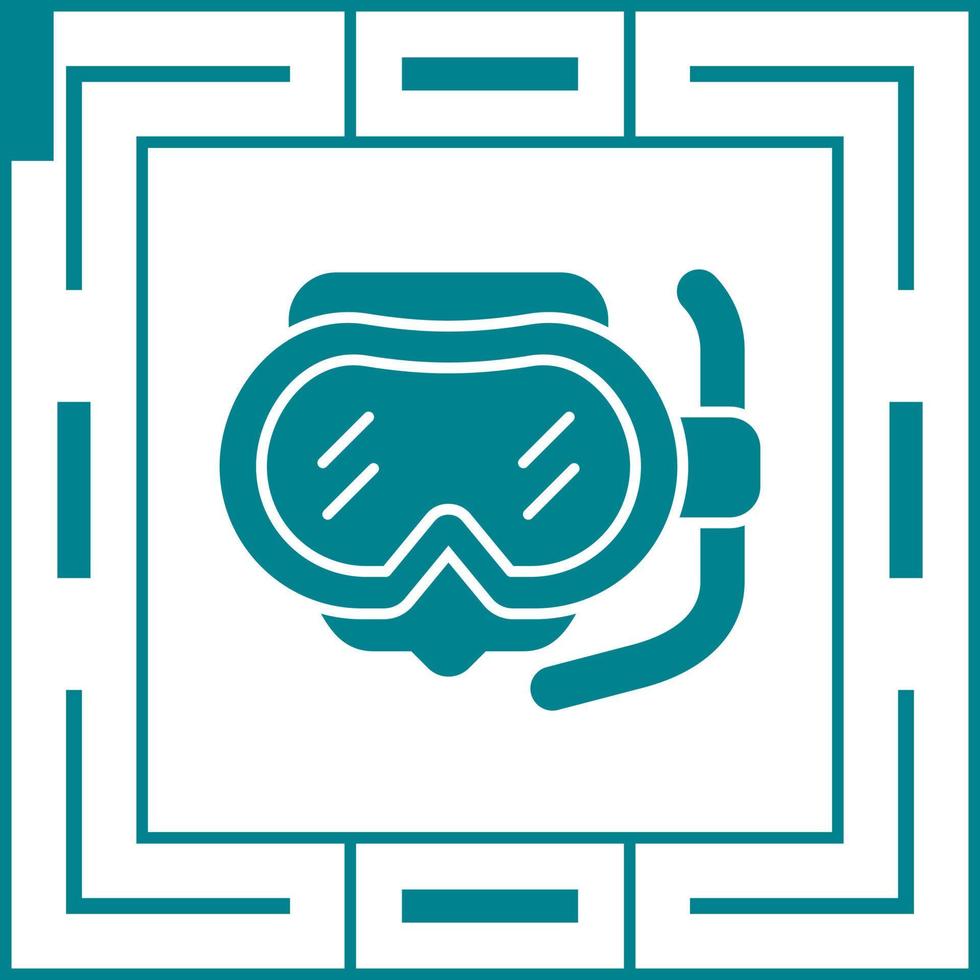 Diving Mask Vector Icon