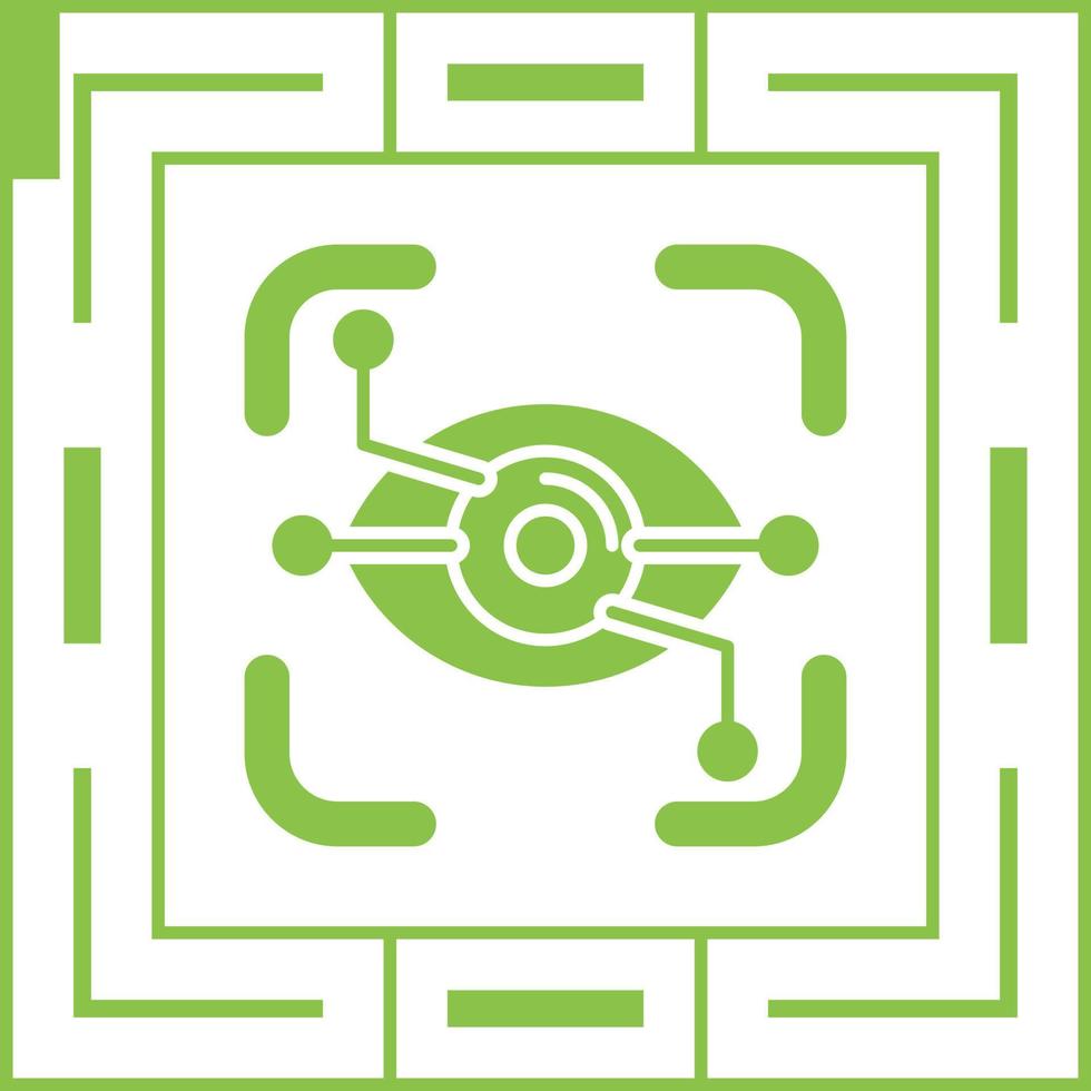 Eye Recognition Vector Icon