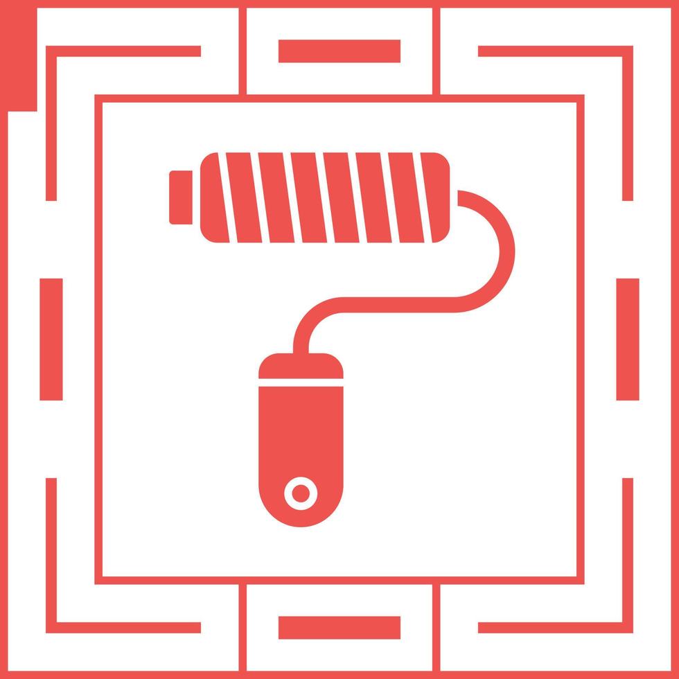 Painting Roller Vector Icon