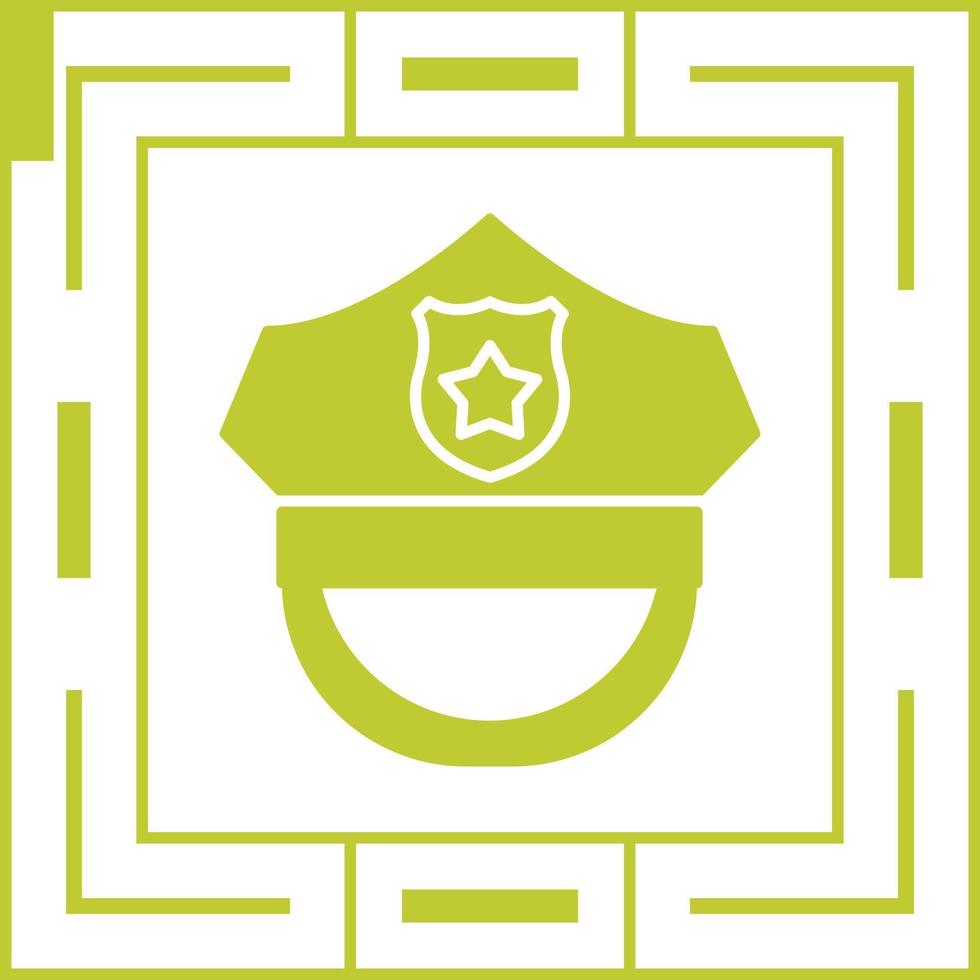 Police Hat Vector Icon