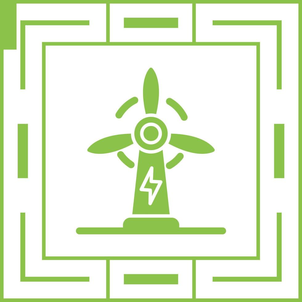 Wind Power Vector Icon