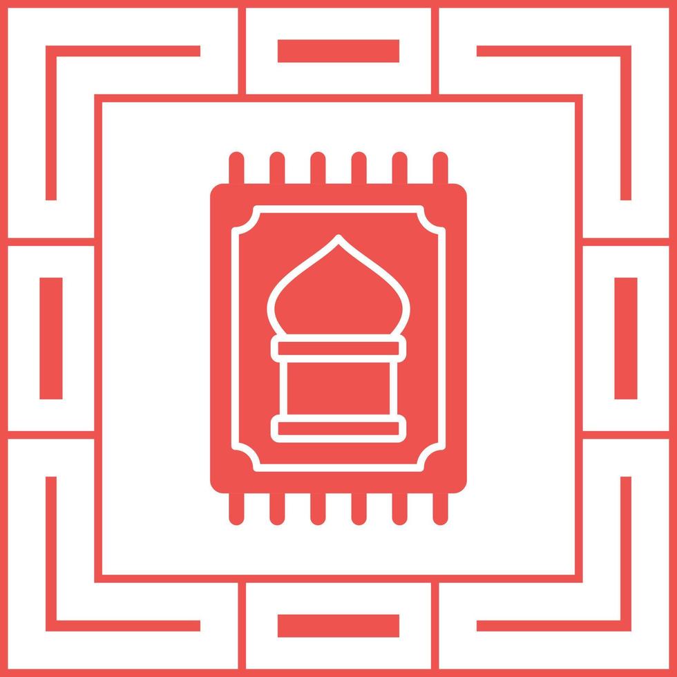 Prayer Rug Vector Icon