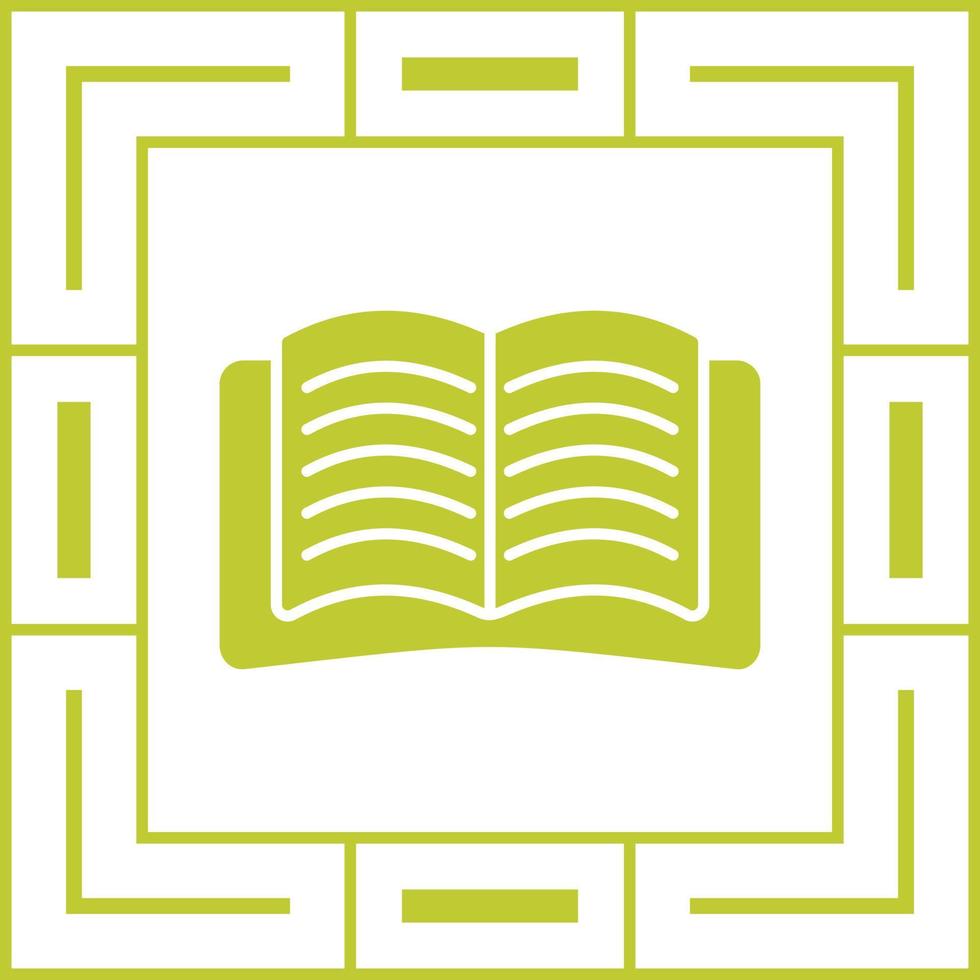 Open Book Vector Icon