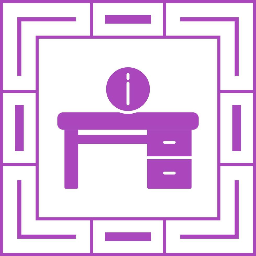 Information Desk Vector Icon