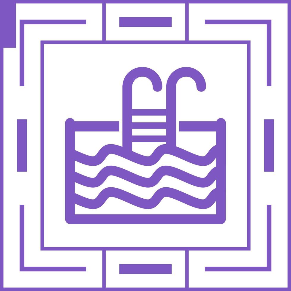 Swimming Pool Vector Icon