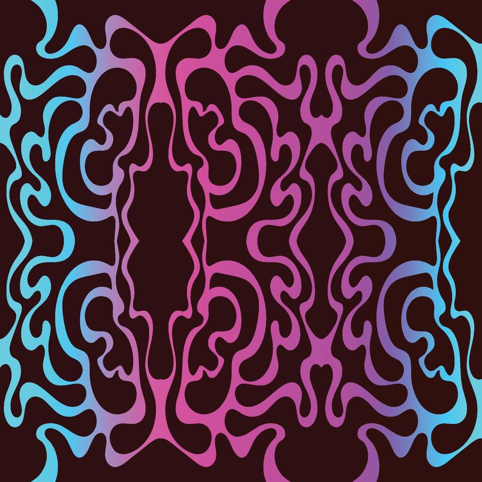 Colorful geometric background. Fluid shapes composition. Abstract background color gradient geometric ornament seamless pattern background design vector