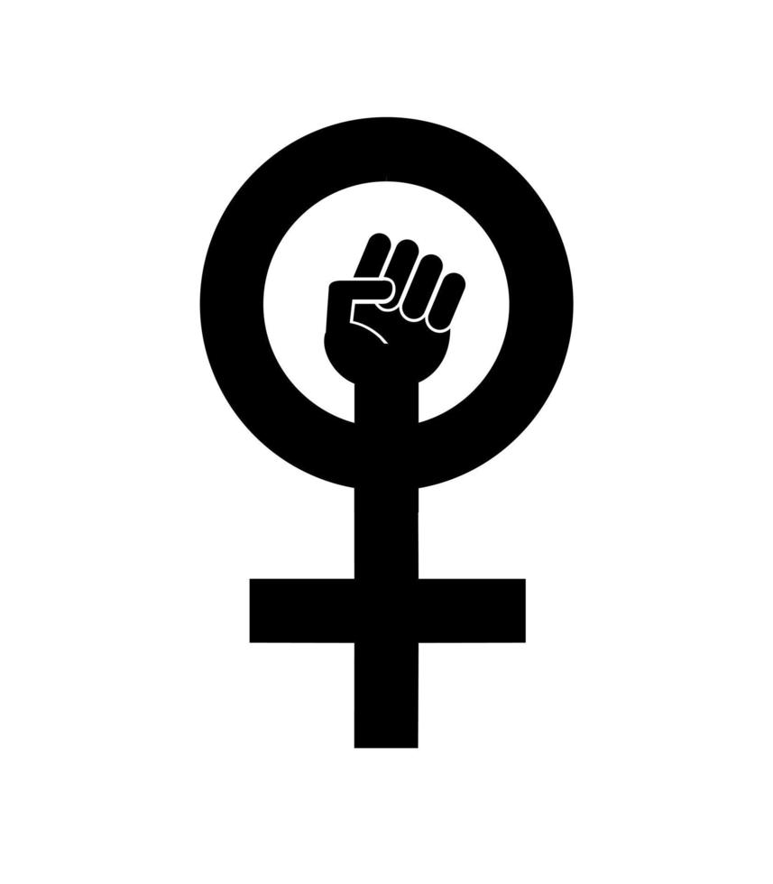 Vector flat outline gender equality