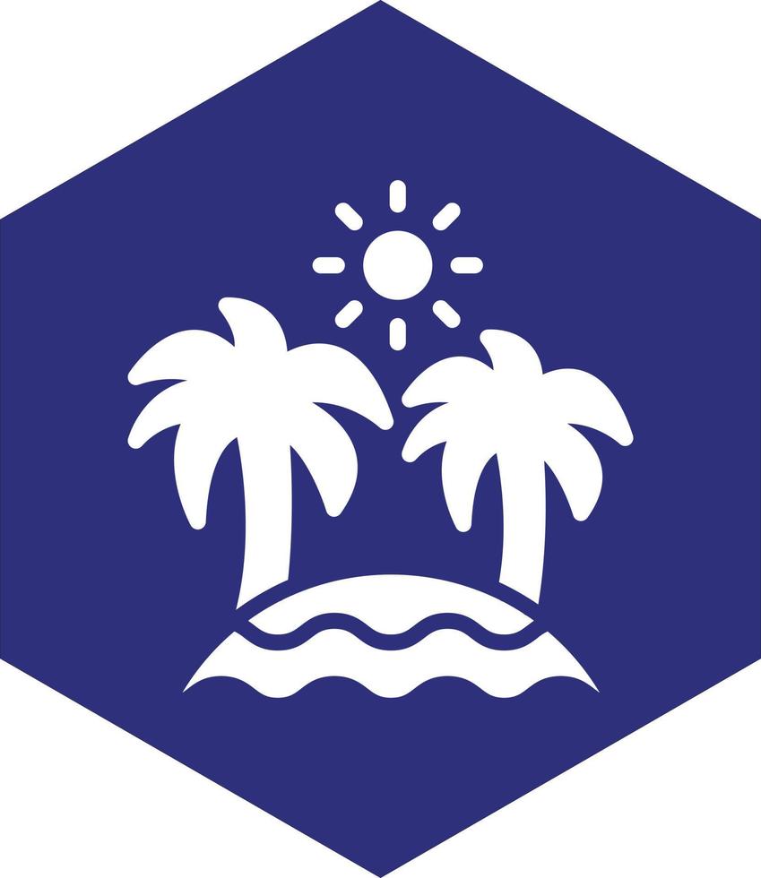Beach Vector Icon design