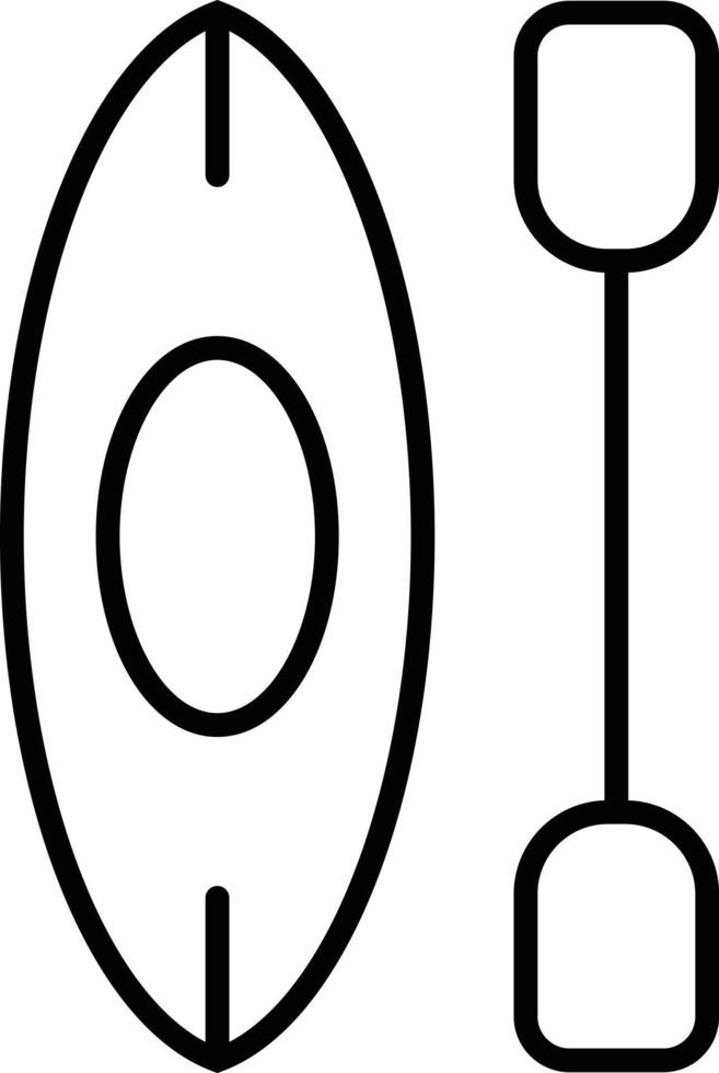 canoe Illustration Vector