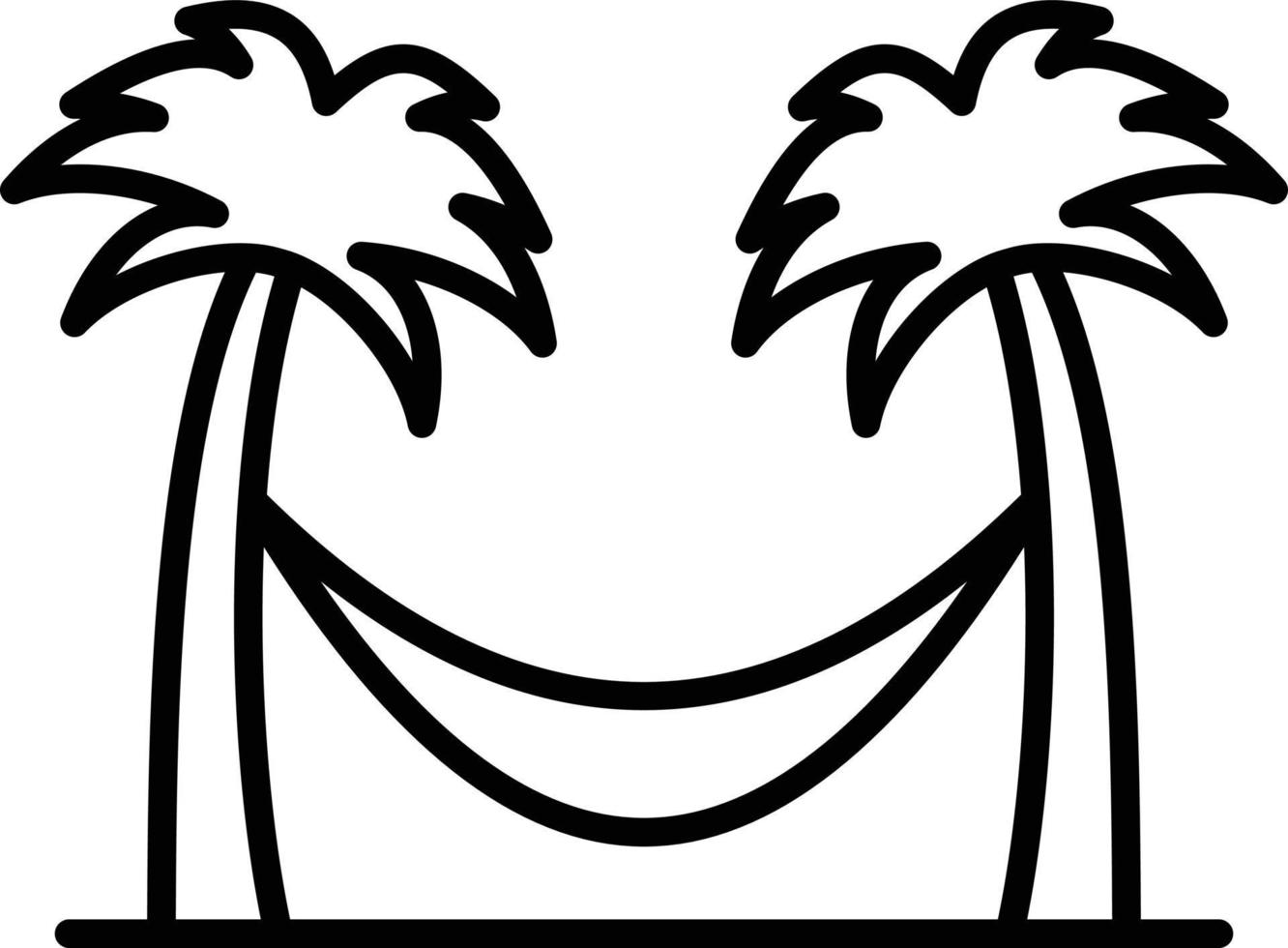 hammock Illustration Vector