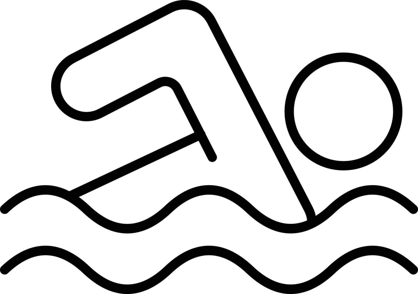 swimmer Illustration Vector