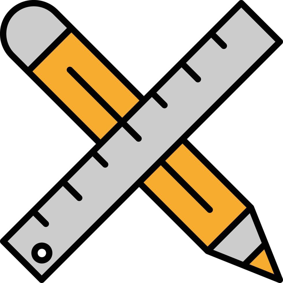pencil-and-ruler Illustration Vector