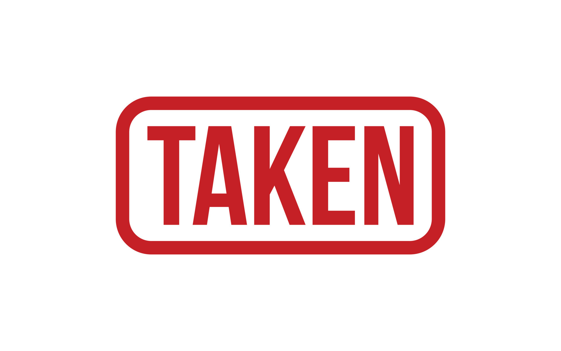 Taken Rubber Stamp Seal Vector 23088963 Vector Art at Vecteezy