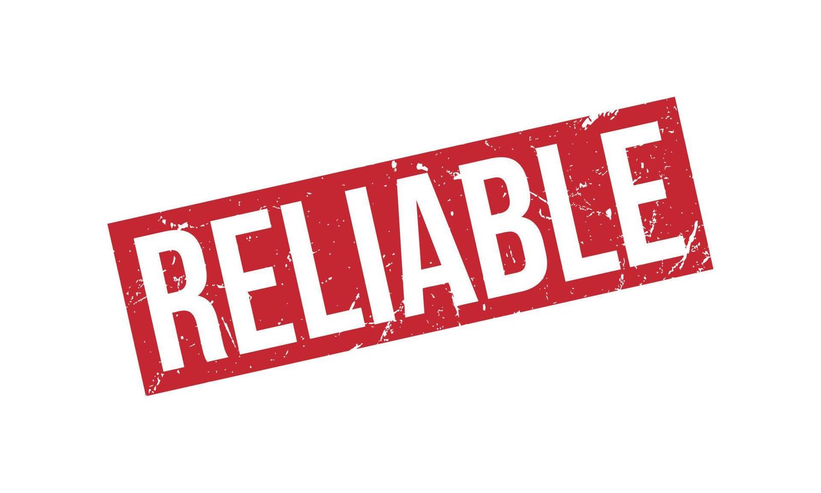 Reliable Rubber Stamp Seal Vector