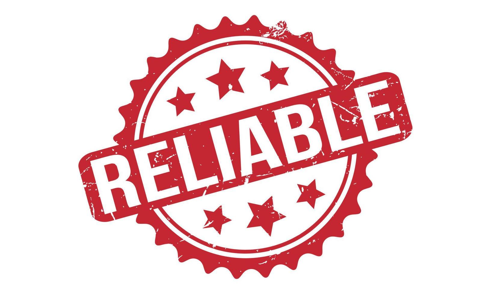 Reliable Rubber Stamp Seal Vector