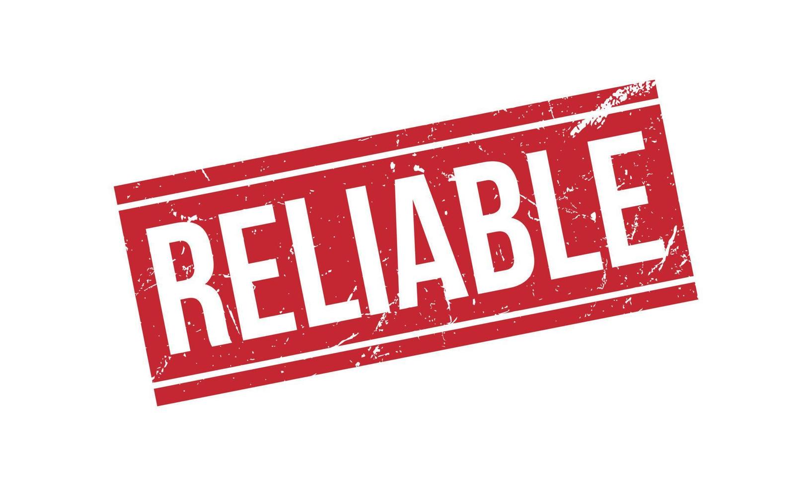 Reliable Rubber Stamp Seal Vector