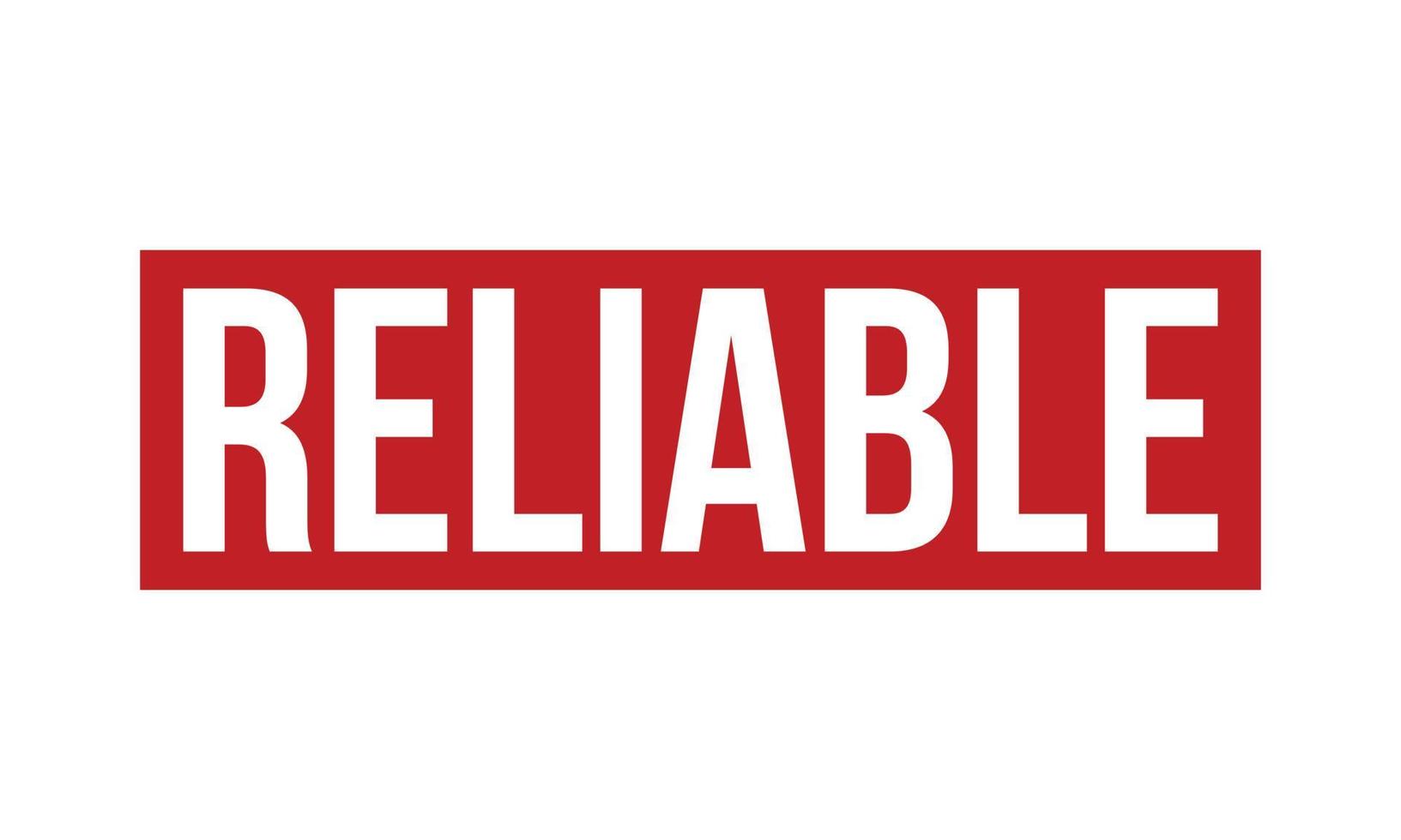 Reliable Rubber Stamp Seal Vector