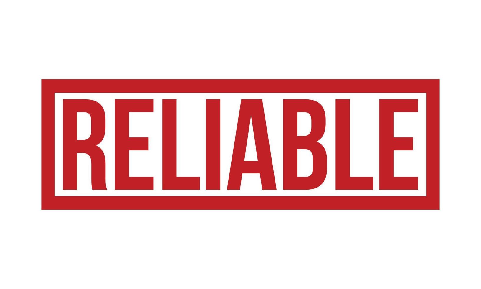 Reliable Rubber Stamp Seal Vector