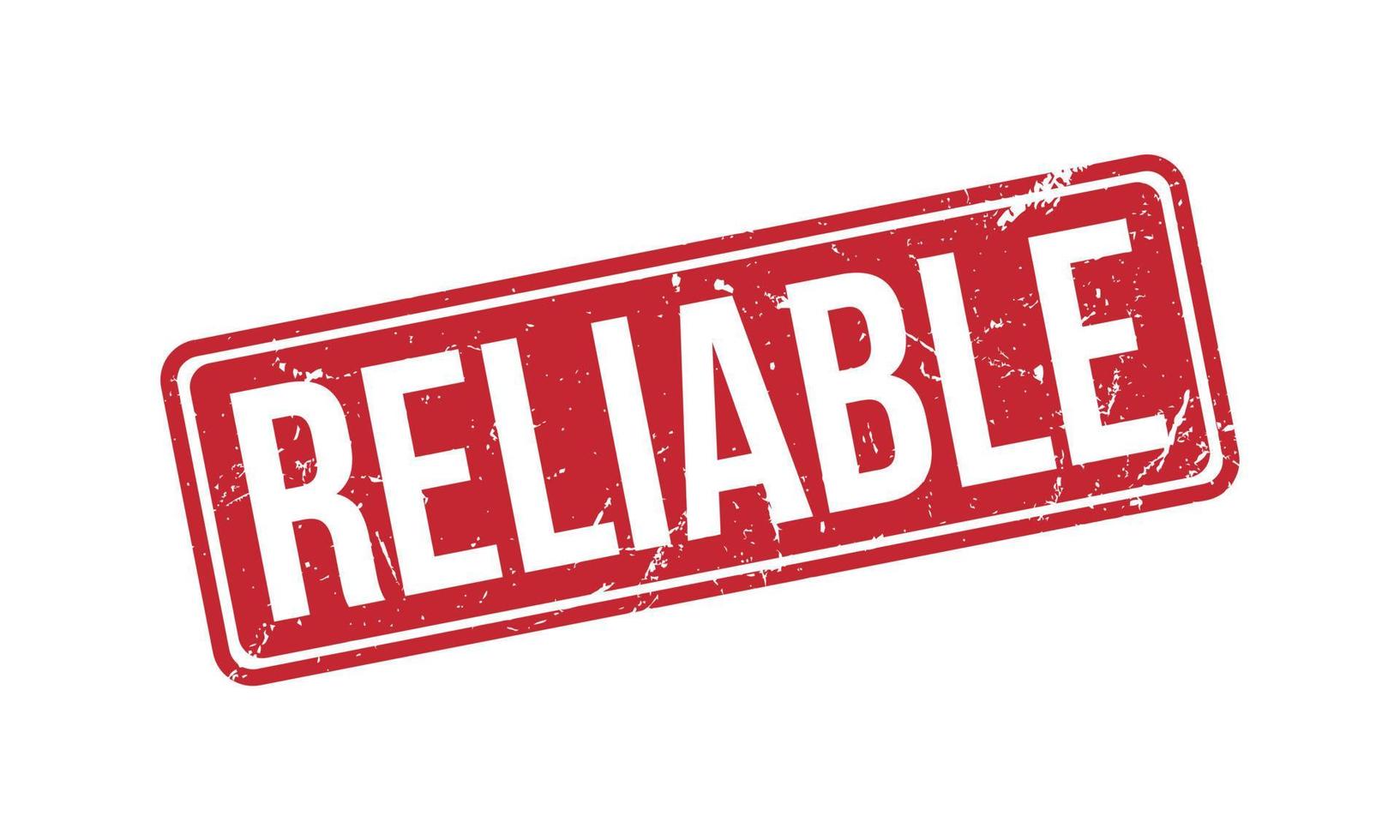 Reliable Rubber Stamp Seal Vector