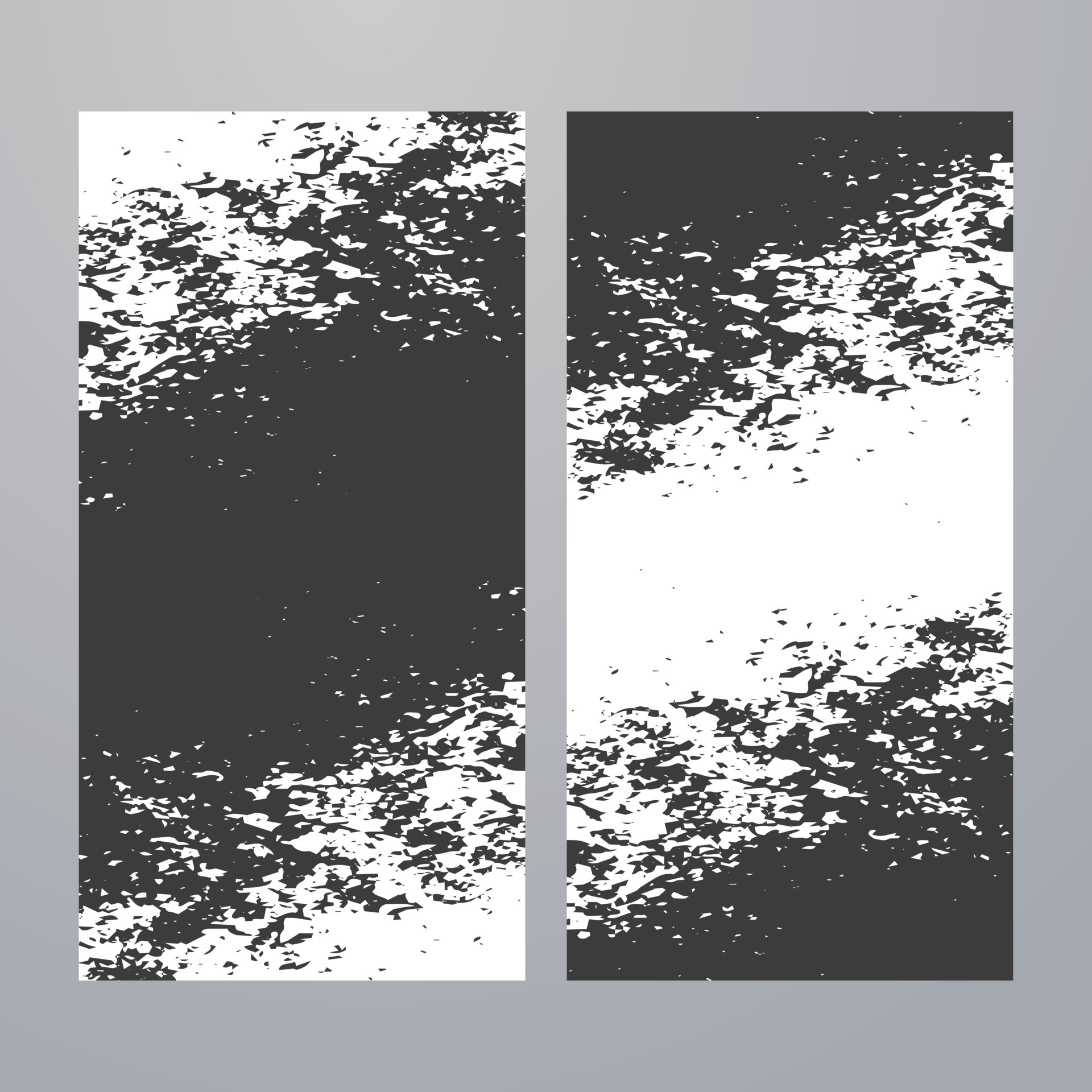 Abstract black and white banner template. 23089236 Vector Art at Vecteezy