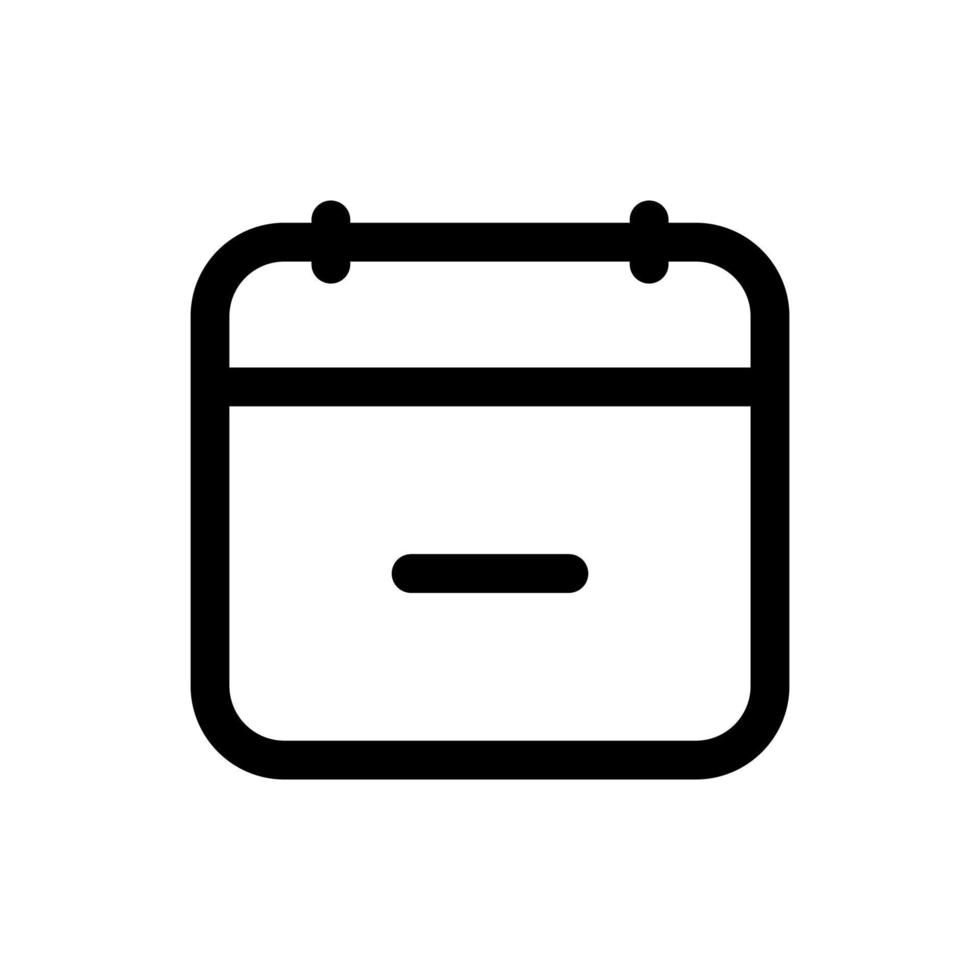Simple Calendar icon. The icon can be used for websites, print templates, presentation templates, illustrations, etc vector