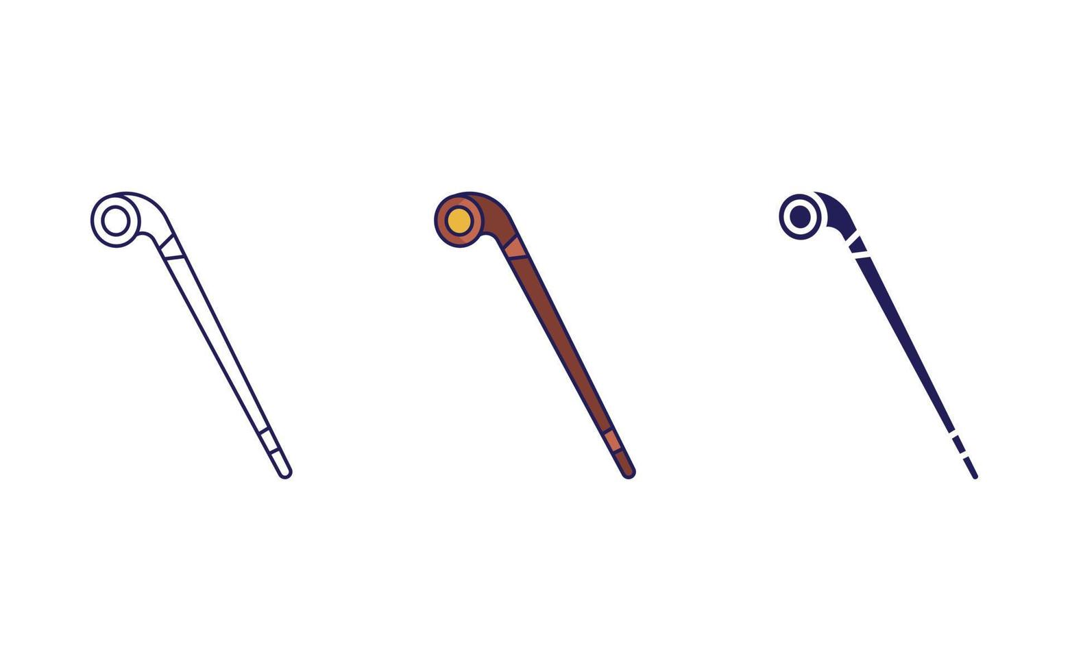 Knobkerrie vector icon