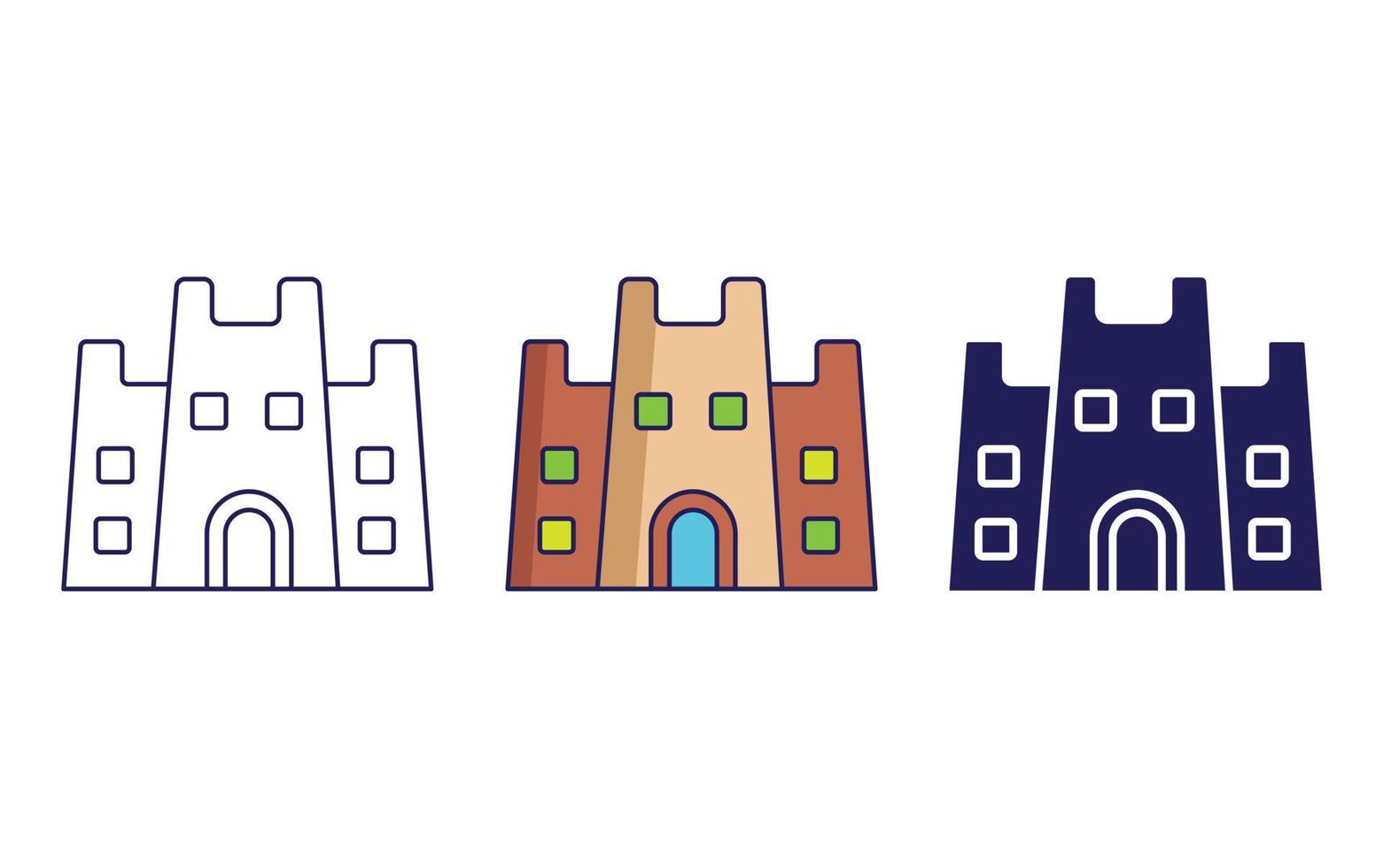 Siyu Fort vector icon