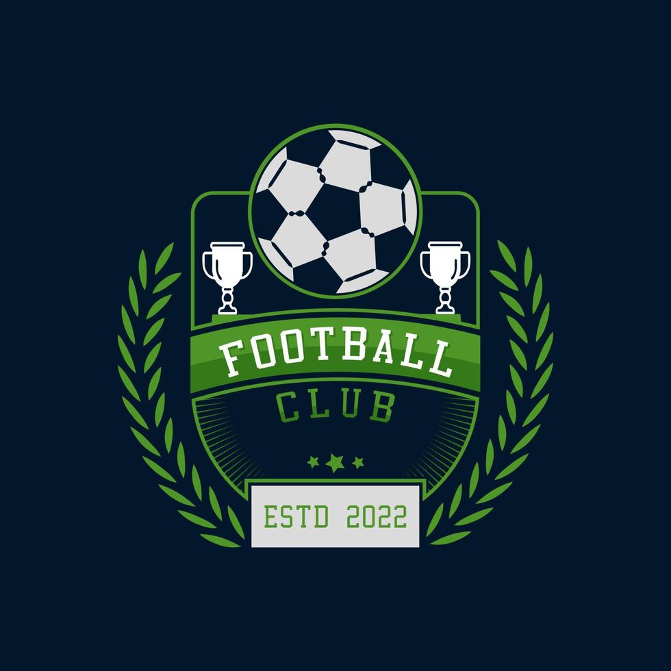 Football club Badge Design Illustration vector
