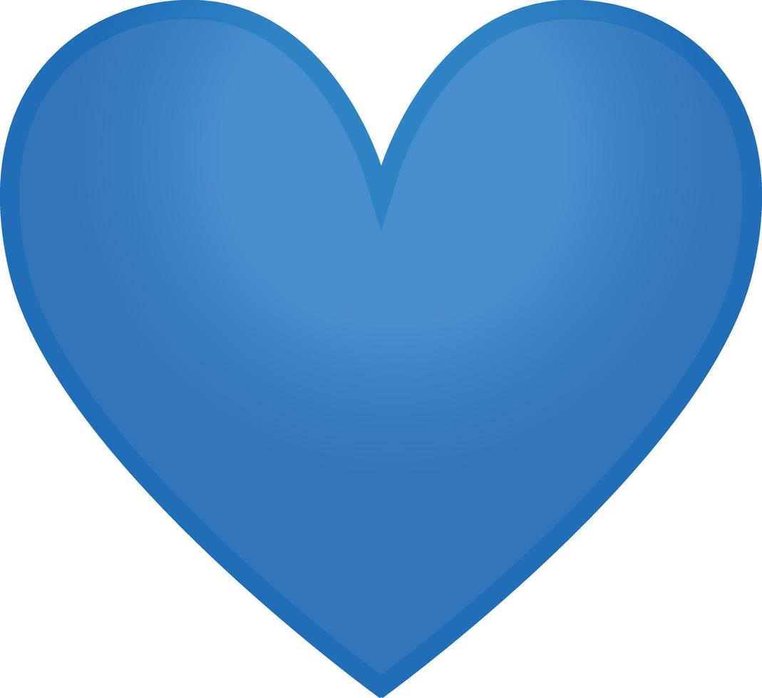 blueheart Illustration Vector