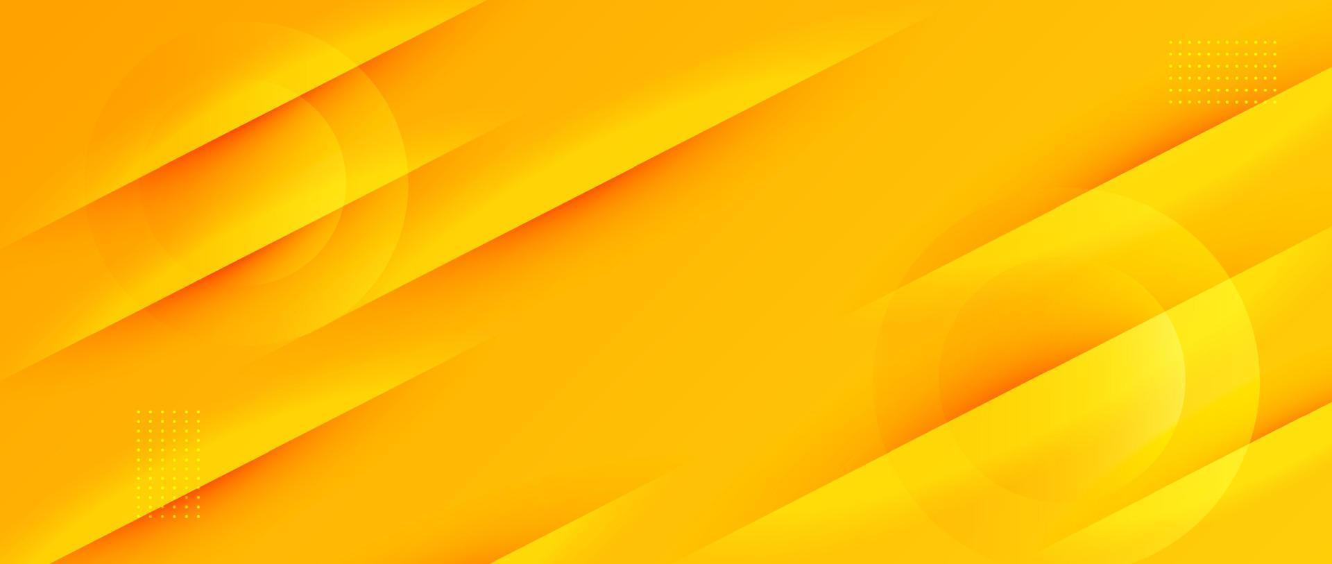 Yellow gradient abstact background with dynamic stripe lines vector