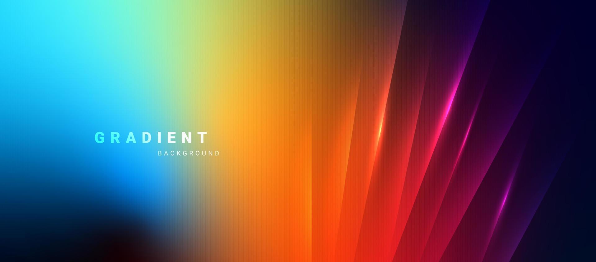 Blurred color gradient background vector