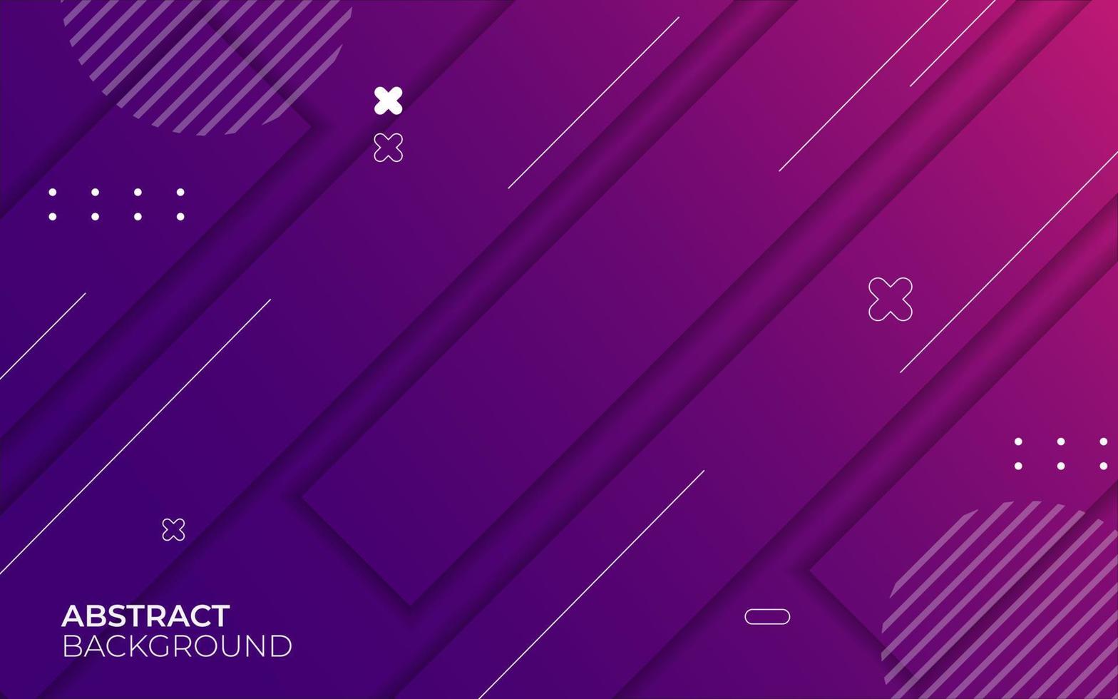 Abstract geometric background in purple and pink colors vector