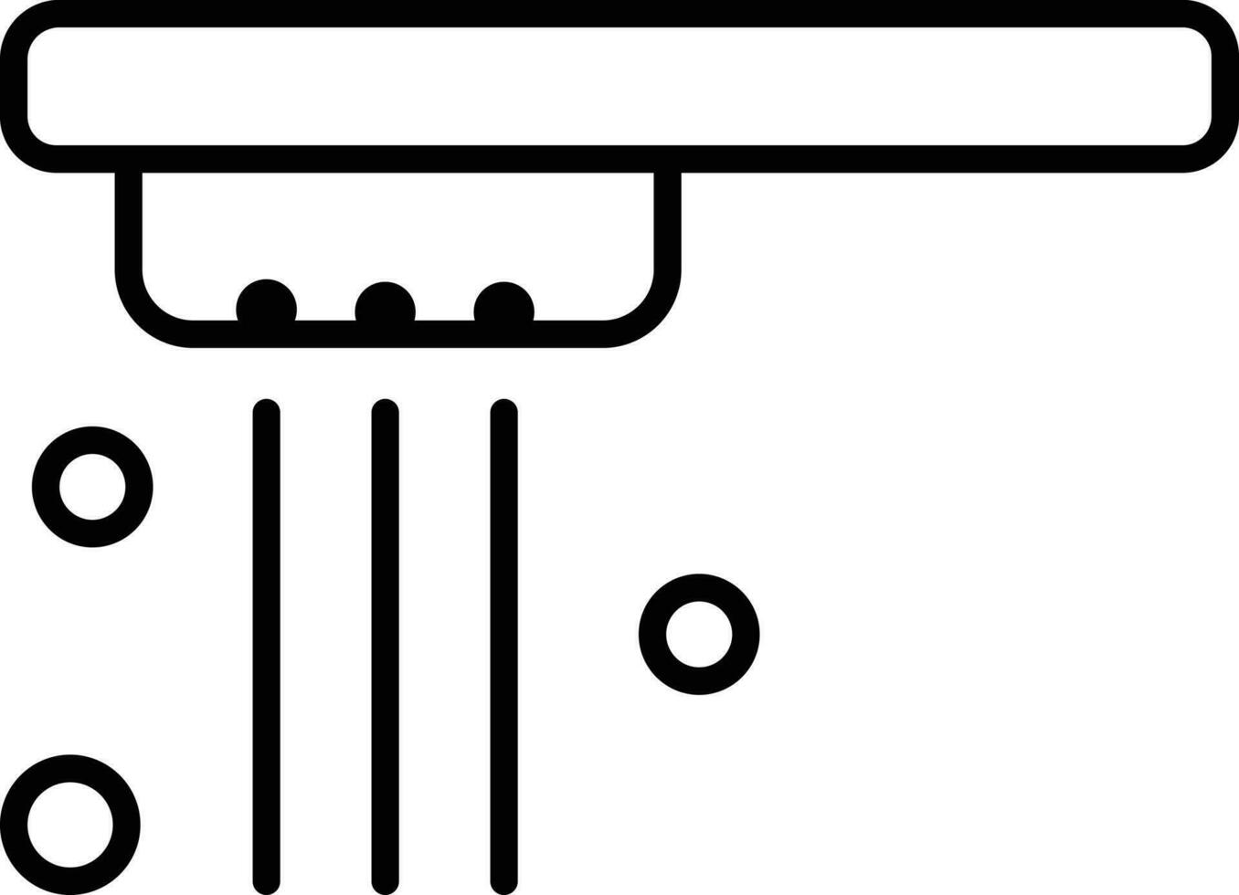 shower Illustration Vector