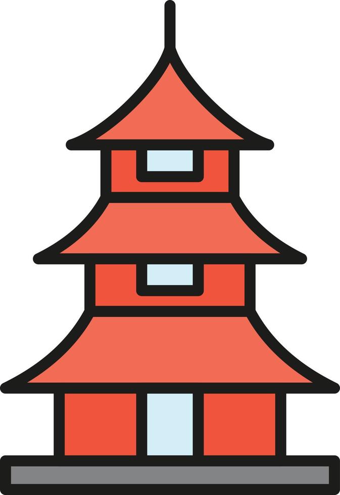 pagoda Illustration Vector