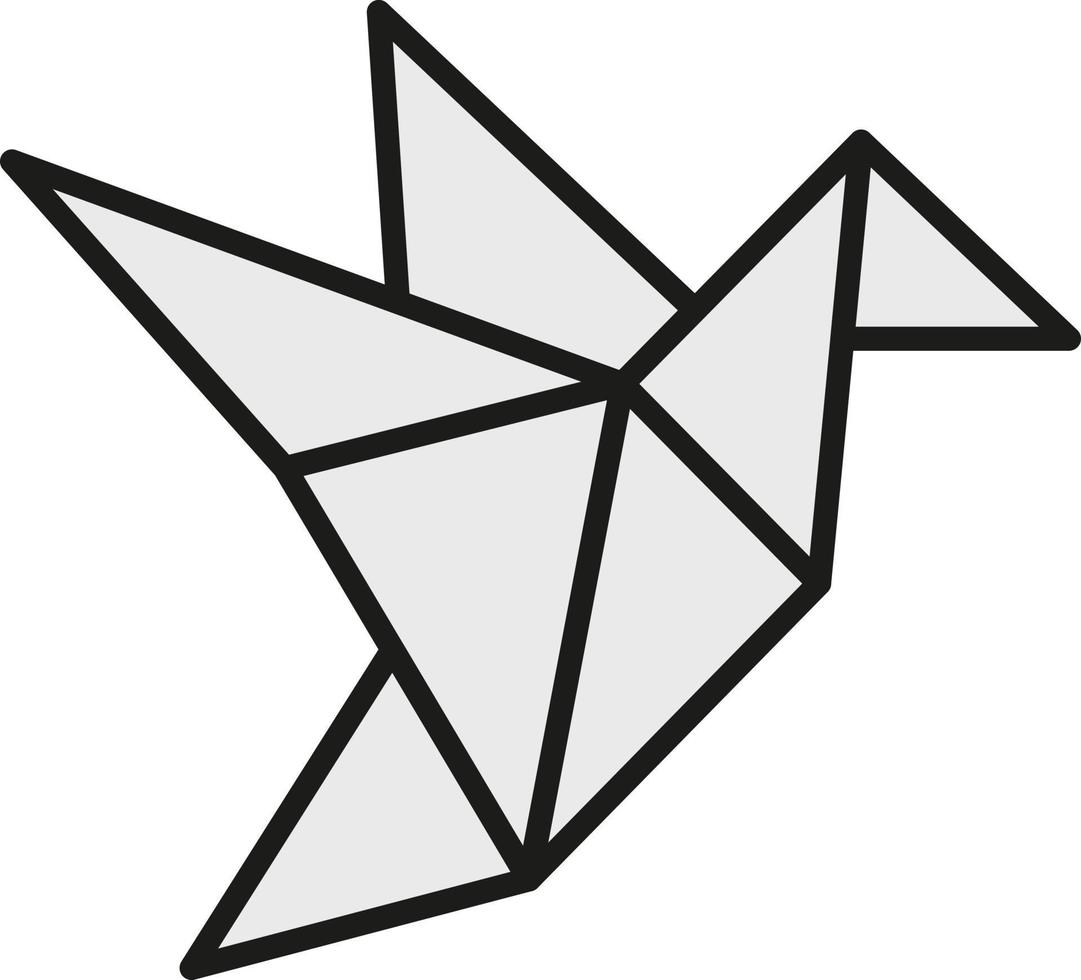 origami Illustration Vector