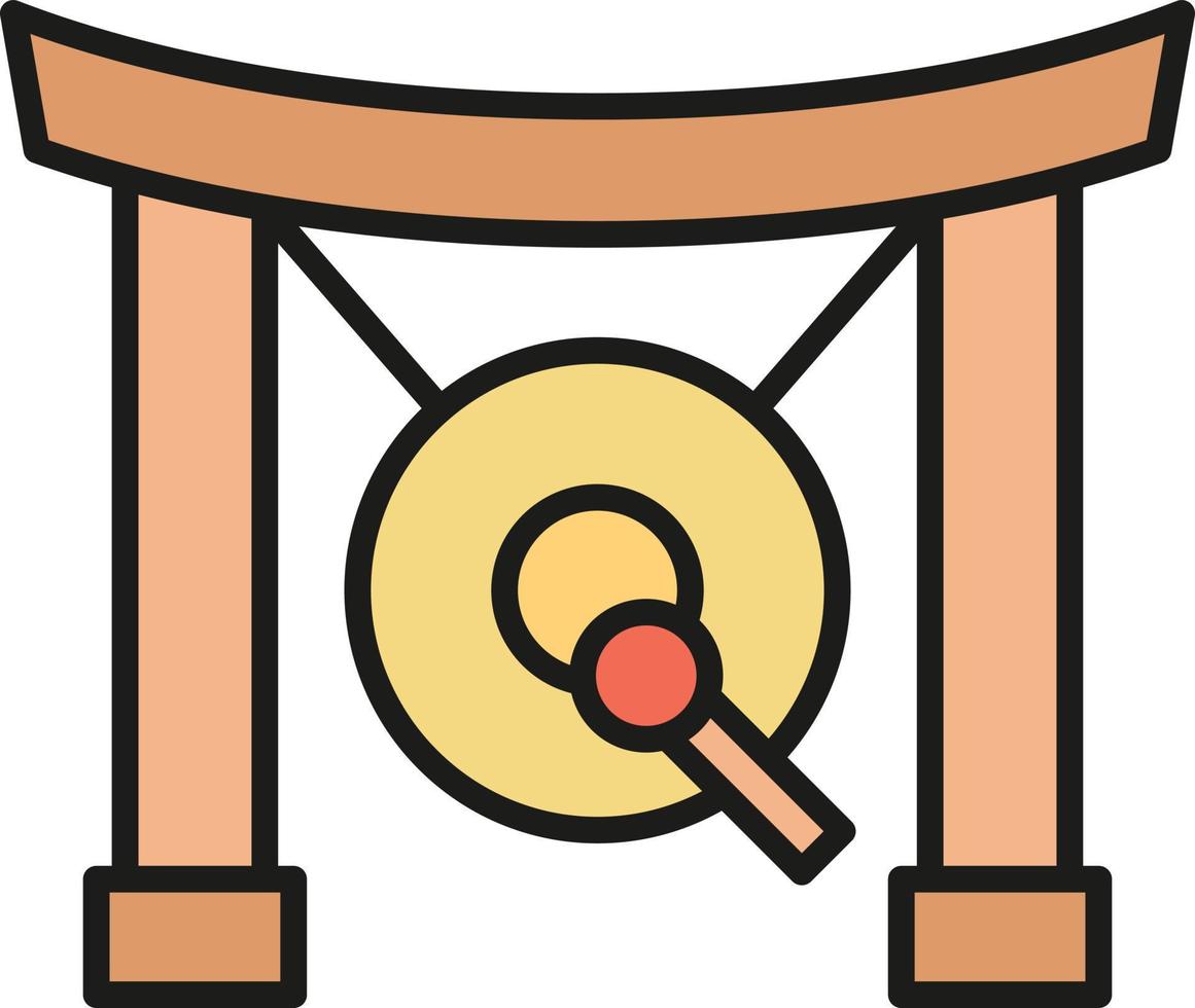 gong Illustration Vector