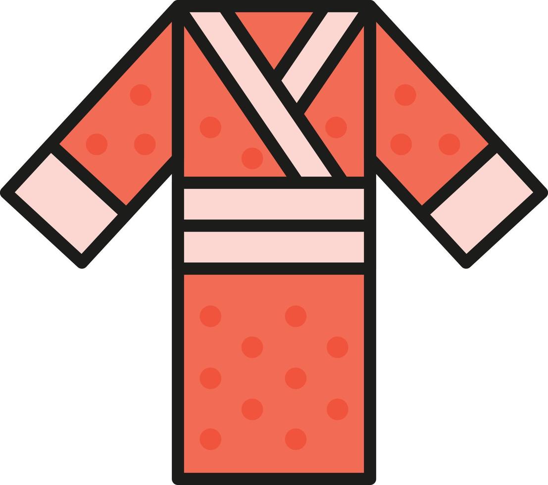 kimono Illustration Vector